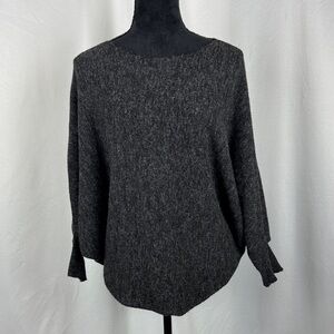 Kerisma 3/4 Length Dolman Sleeve Charcoal Sweater